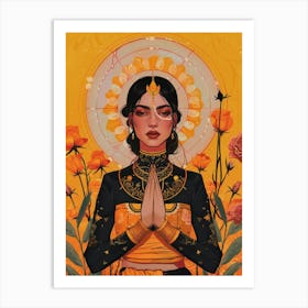 Spiritual Women India Art Print