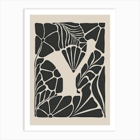 Botanical Letter Y No 0765 Art Print