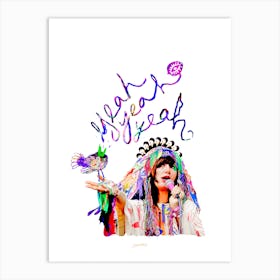 Yeah Yeah Yeahs Karen O Illustration Art Print