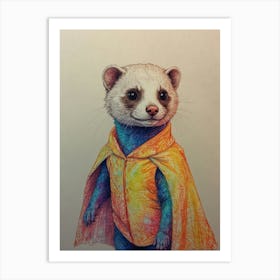 Ferret 6 Art Print