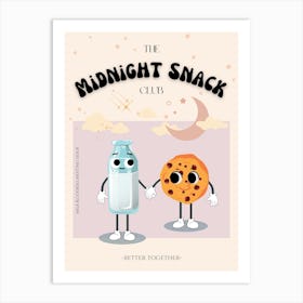 Midnight Snack Club Children's Art Print