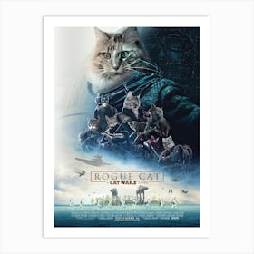 Cat Wars Art Print