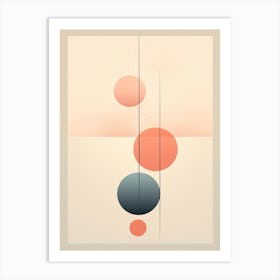 Minimalistic Abstract Geometry 1 Art Print