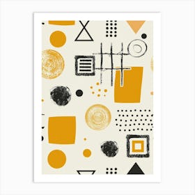 Abstract Geometric Pattern 2 Art Print