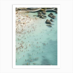 Full Beach Aerial Photo Art Print