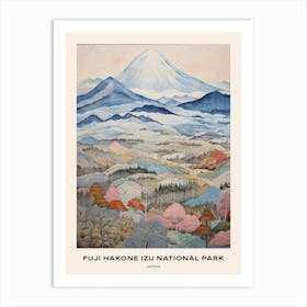Fuji Hakone Izu National Park Japan 1 Poster Art Print