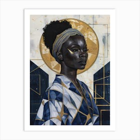 Woman In Gold 2 Art Print