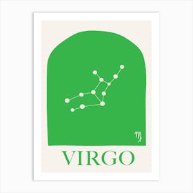 Zodiac Virgo Art Print