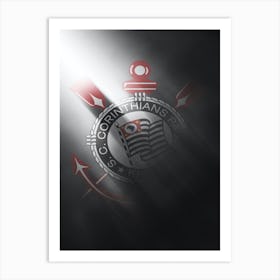 Corinthians Paulista Brazil Football Art Print