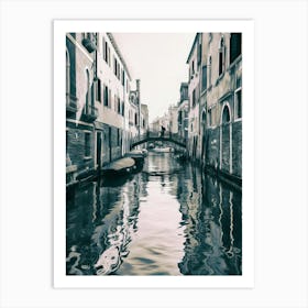 Canal Crossing Venice 1 Art Print