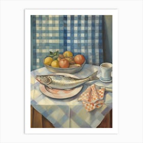 Herring 2 Still Life Painting Art Print