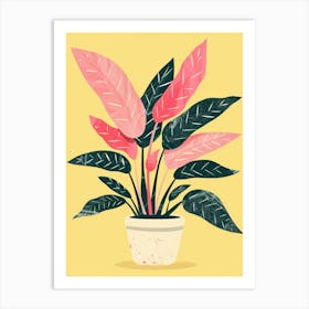 Plant In A Pot 18 Art Print