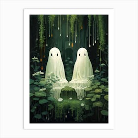 ghosts in the forest 1 Art Print