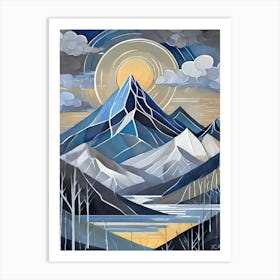 Mountain Range Art Print