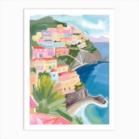 Amalfi Coast La Dolce Vita Poster 6 Art Print