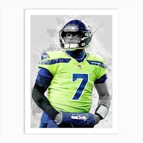 Geno Smith Seattle Seahawks Art Print