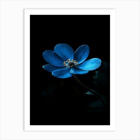 Blue Flower 7 Art Print