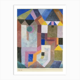 Colorful Architecture, Paul Klee Art Print