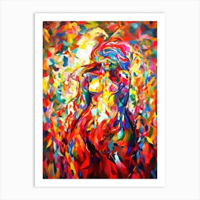 Colors Embodied - Female Form Abstract Art Print