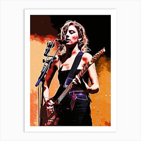 Ellie Rowsell 5 Art Print