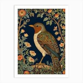 William Morris Robin 4 Art Print