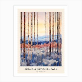 Sequoia National Park United States 4 Poster Art Print