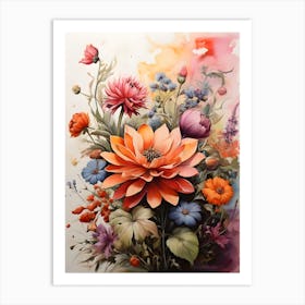 Flowers In A Vase Art Print