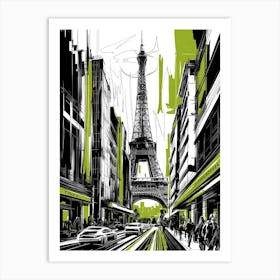 Paris Eiffel Tower 18 Art Print