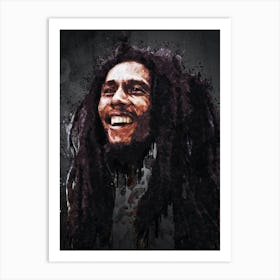 Bob Marley In Painting Art Print