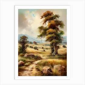 Landscape Painting 19 Art Print