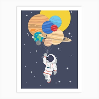 Astronaut Art Print