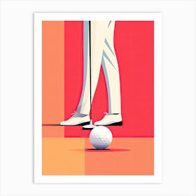 Golfer 1 Art Print
