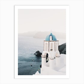 Greek Cathedral Tower Art Print