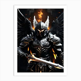 Angel Of Fire 2 Art Print