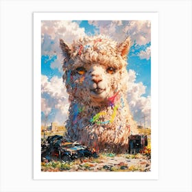 Llama 6 Art Print