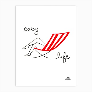 Easy Life Art Print