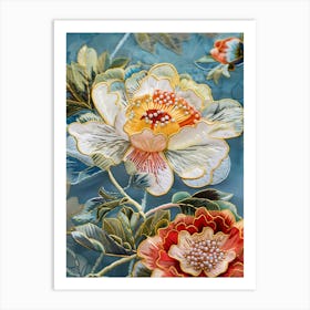 Chinese Flower Painting 68 Art Print