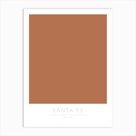 The Colour Block Collection - Santa Fe Art Print