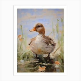 Bird Painting Duck 4 Art Print