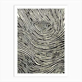 Sea Robin II Linocut Art Print