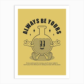 Retro Wall Art Vintage Decor Retro Cartoon Printable Art Retro Vintage Wall Art Always Be Yours Trendy Retro Poster Art Print