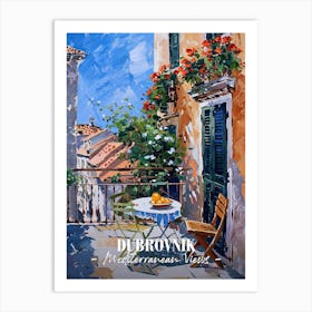 Mediterranean Views Dubrovnik 1 Art Print