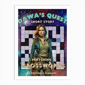 Dawas Quest Short Story And Crosswords Art Print