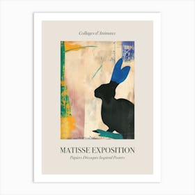 Rabbit 4 Matisse Inspired Exposition Animals Poster Art Print