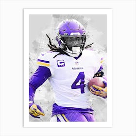 Dalvin Cook Minnesota Vikings Art Print