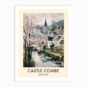 Castle Combe (Wiltshire) Painting 4 Travel Poster Art Print