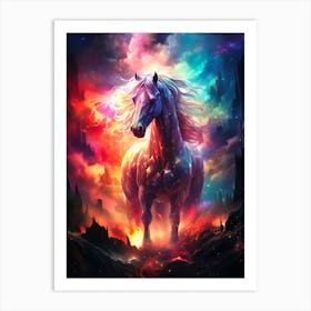 Unicorn In The Sky 1 Art Print