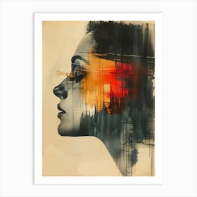 Face Of A Woman Art Print