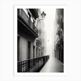 Santander, Spain, Photography In Black And White 3 Art Print