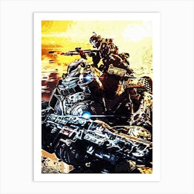 titanfall 2 3 Art Print